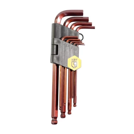 Набор ключей шестигранных с шаром КВТ купить в Новом Уренгое