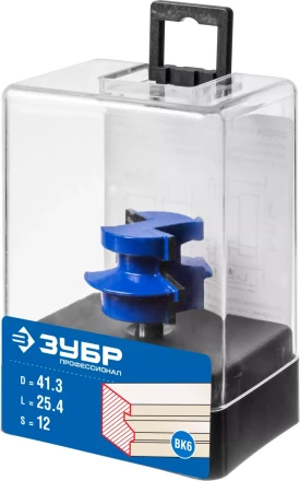 ЗУБР 41.3 x 29 мм, хвостовик 12 мм, фреза комбинированная универсальная, Профессионал (28729-41.3) купить в Новом Уренгое