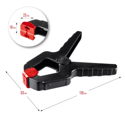 ЗУБР МЗ-70, 65 х 75 мм, пружинный зажим (32247-7) купить в Новом Уренгое
