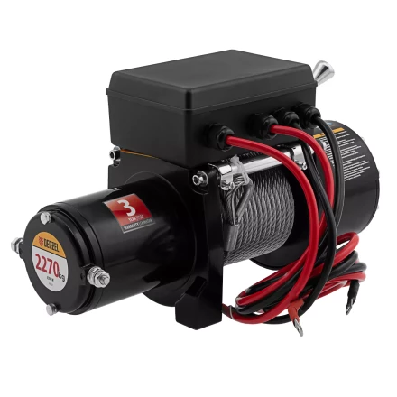 Лебедка автомобильная электрическая Denzel 52022 LB-2200, 2.2 т, 3.3 кВт, 12 В купить в Новом Уренгое