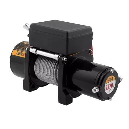 Лебедка автомобильная электрическая Denzel 52022 LB-2200, 2.2 т, 3.3 кВт, 12 В купить в Новом Уренгое