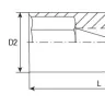Головка торцевая 12-гранная глубокая 1/2"DR 20 мм S04HD4720 Jonnesway 49069 купить в Новом Уренгое