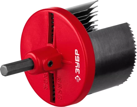 Пила сегментная наборная ЗУБР &quot;МАСТЕР&quot; по дереву, 7 полотен: 26-32-38-45-50-56-63х42 мм 29593-H7-42 купить в Новом Уренгое