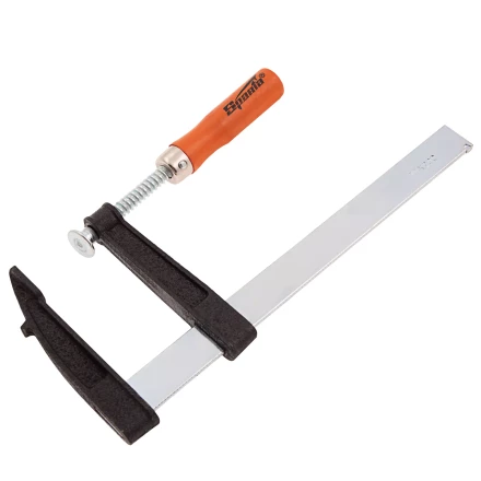 Струбцина F-образная Sparta, 200 х 80 х 260 мм, 204275 купить в Новом Уренгое