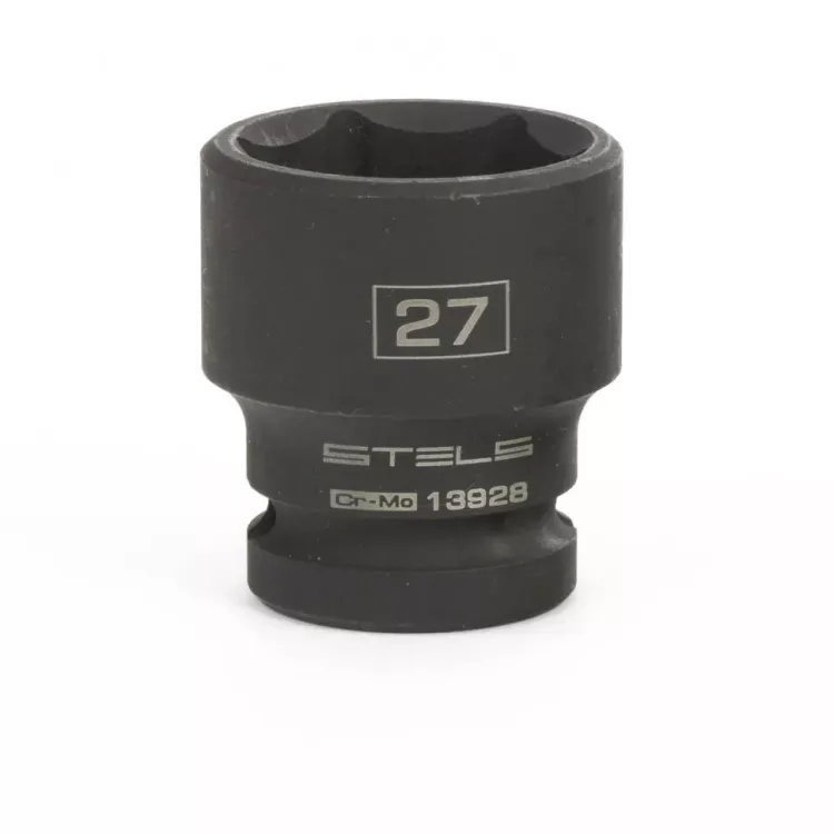 Головка ударная шестигранная 27 мм 1/2" CrMo  Stels 13928 купить в Новом Уренгое