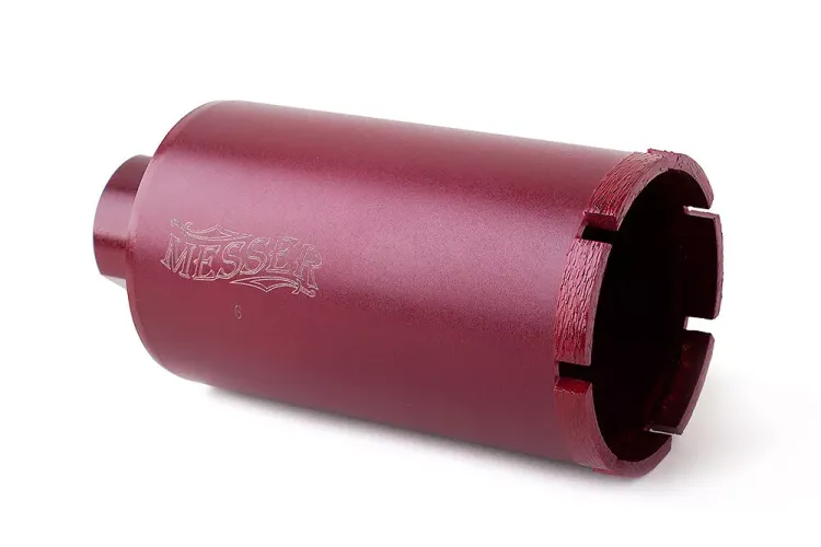 Сегментная алмазная коронка MESSER REDLINE по граниту диаметр 35 мм длина 100 мм купить в Новом Уренгое