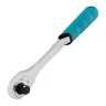 Ключ-трещотка 1/2" Gross 14055, CrV, 90 зубьев, усиленный, хром купить в Новом Уренгое