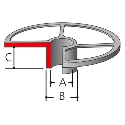 Направляющая втулка Makita 164393-0 (копировальное кольцо для фрезеров Makita 3612C/3620/RP0900/1800/1801/2300/2301) купить в Новом Уренгое