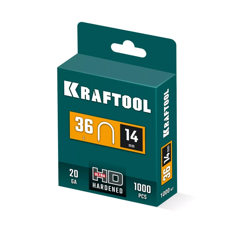Скобы кабельные, тип 36 (L) калибр 20GA 31636-14 купить в Новом Уренгое
