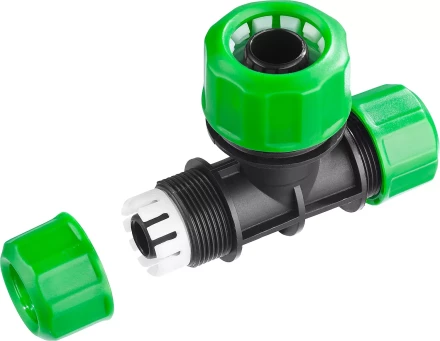 Тройник цанговый (шланг-шланг-шланг), РОСТОК 426370, 1/2&quot; х 1/2&quot; х 3/4&quot; 426370 купить в Новом Уренгое