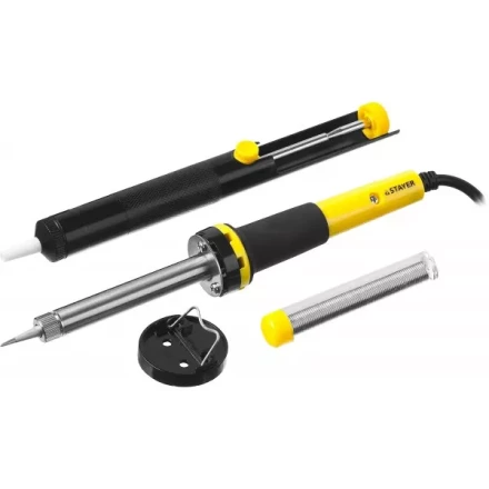 Набор STAYER &quot;PROFI&quot; для паяльных работ, 55300 +шприц + подставка + припой, 40 Вт 55316-40-H4 купить в Новом Уренгое