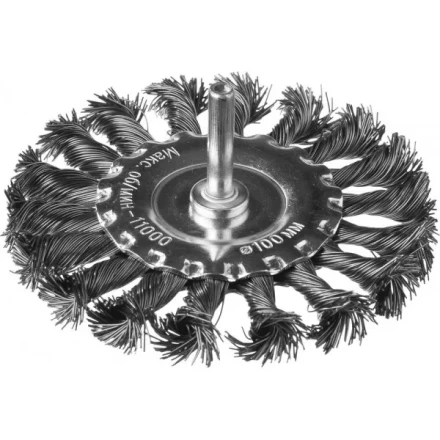 DEXX. Щетка дисковая для дрели, жгутированная стальная проволока 0,5мм, 100мм 35108-100 купить в Новом Уренгое