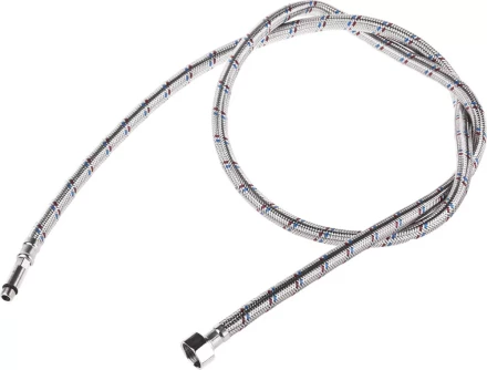 Подводка гибкая STAYER для воды, к смесителям, оплетка из нержавеющей стали, удлиненная, г/ш 1/2&quot;-1,5м 51017-150 купить в Новом Уренгое