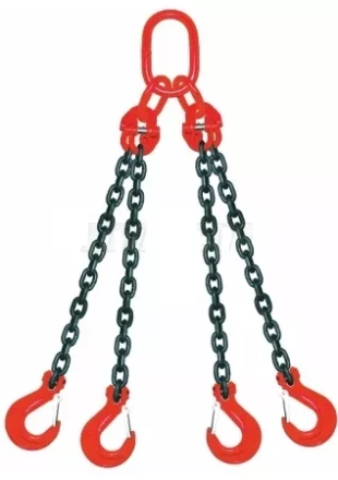 Строп цепной четырехветвевой 4СЦ 26.5 т L=3.5 м 8 кл с ОВ 26.5т купить в Новом Уренгое