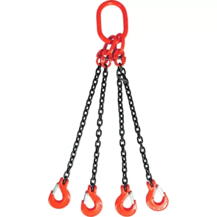 Строп цепной TOR 4СЦ г/п 31,5 т 10,0 м с самозакрывающимися крюками 1018650 купить в Новом Уренгое