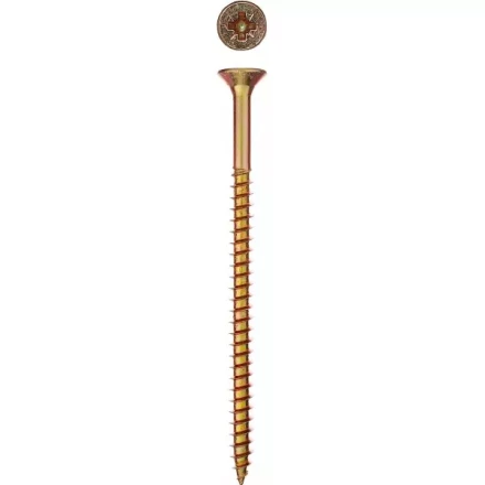 Шурупы ЗУБР &quot;МАСТЕР&quot; по дереву желтопассивированные, 4.0x60мм, 20шт 300396-40-060 купить в Новом Уренгое