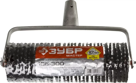 Валик игольчатый ЗУБР &quot;МАСТЕР&quot; по бетону на металлической рамке, под удлинитель, пластмассовые иглы 27мм, 105х300мм 03954-30 купить в Новом Уренгое