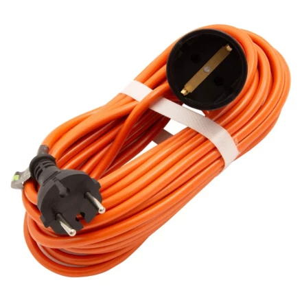 Удлинитель-шнур силовой 10 м, 6А, тип УХз6, ПВС, 1 розетка без заземления Сибртех 95811 купить в Новом Уренгое