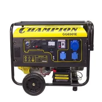 Генератор бензиновый CHAMPION GG6501E + ATS купить в Новом Уренгое