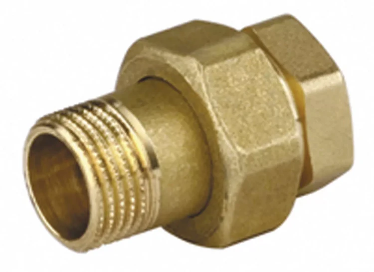 Соединитель GENERAL FITTINGS прямой с накидной гайкой, латунь, г/ш, 1/2" 51037-G/S-1/2 купить в Новом Уренгое