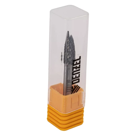 Борфреза по металлу твердосплавная Denzel, параболическая заостренная, тип-G, 8 мм, 72047 купить в Новом Уренгое