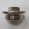 Заглушка GENERAL FITTINGS, 6-ти гранная головка с прижимной шайбой, никелированная латунь, наружная резьба, 3/4" 51099-3/4 купить в Новом Уренгое