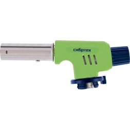 Горелка газовая на бутановый баллон регулятор уровня пламени пьезоподжиг Сибртех 91420