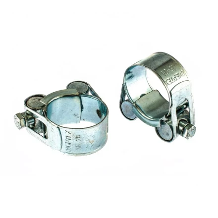 Хомуты металлические силовые 26-28 мм ширина 18 мм шарнирный W1 2 шт Сибртех 47509 купить в Новом Уренгое