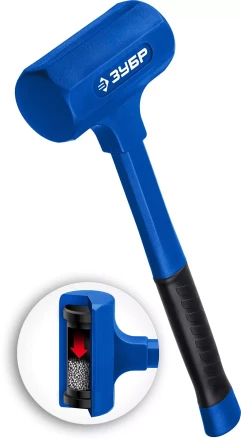 ЗУБР БМО, 60 мм, 1800 г, безынерционный молоток, Профессионал (2049-1800) купить в Новом Уренгое