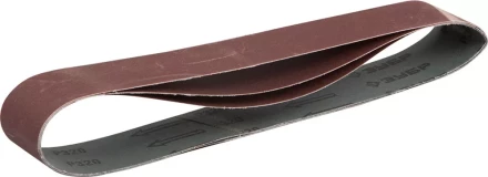 Лента шлифовальная универсальная ЗУБР &quot;МАСТЕР&quot; бесконечная на тканевой основе, для ЗТШМ-150/686, P320, 50х686мм, 3шт 35546-320 купить в Новом Уренгое