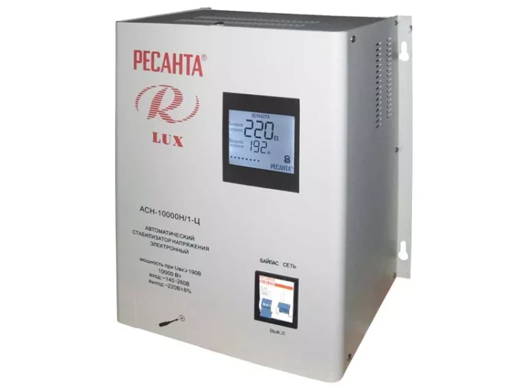 Стабилизатор АСН-10000 Н/1-Ц Ресанта Lux купить в Новом Уренгое