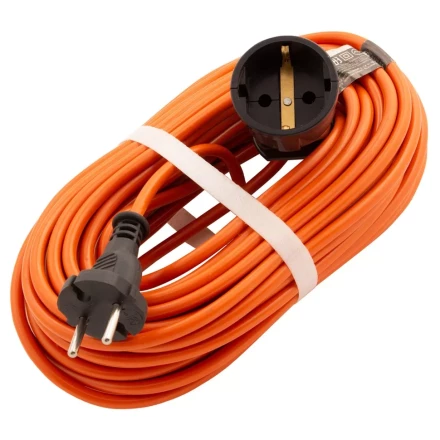 Удлинитель-шнур силовой Сибртех 20 м, 6А, тип УХз6, ПВС, 1 розетка без заземления 95812 купить в Новом Уренгое