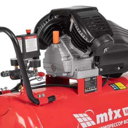 Компрессор воздушный MTX КК-2200/100, 2,2 кВт, 350 л/мин, 100 л, прямой привод, масляный купить в Новом Уренгое