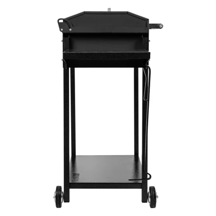 Мангал сварной на колесах Camping Palisad 69686, 662 х 390 х 152/805 мм, сталь 2 мм, кочерга в комплекте, купить в Новом Уренгое