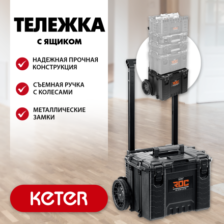 Тележка на колесах "GEAR CART", 22", KETER 38370 купить в Новом Уренгое