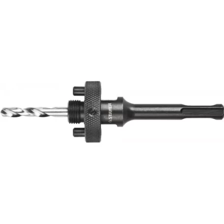Державка STAYER "PROFESSIONAL" с пружинным фиксатором для коронок 32-200мм, быстросъёмная, хвостовиком SDS+ 29552 купить в Новом Уренгое