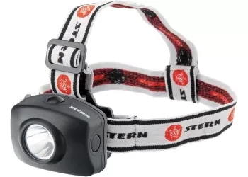 Фонарь наголовный, светодиодный. 1 super Led, 3хААА, Stern 90564 купить в Новом Уренгое