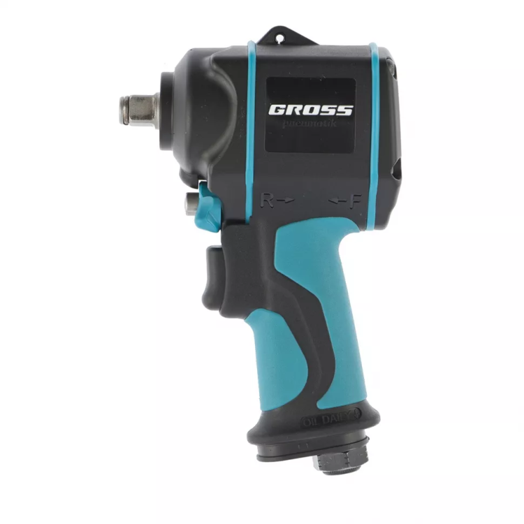 Гайковёрт пневматический ударный Gross Twin Hammer G985K2 с набором 17 предметов 57445 купить в Новом Уренгое
