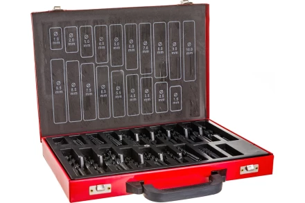 ЗУБР 170 шт, (1-10 мм), сталь Р4М2, класс В, мет.бокс, по металлу (29605-H170) купить в Новом Уренгое