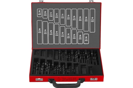 ЗУБР 170 шт, (1-10 мм), сталь Р4М2, класс В, мет.бокс, по металлу (29605-H170) купить в Новом Уренгое