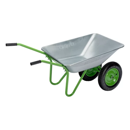 Тачка садовая Сибртех 689135, 2-х колесная, грузоподъемность 120 кг, объем 65 л купить в Новом Уренгое