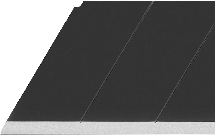Лезвие OLFA BLACK MAX сегментированное, 8 сегментов, 18х100х0,5мм, 50шт OL-LBB-50B купить в Новом Уренгое