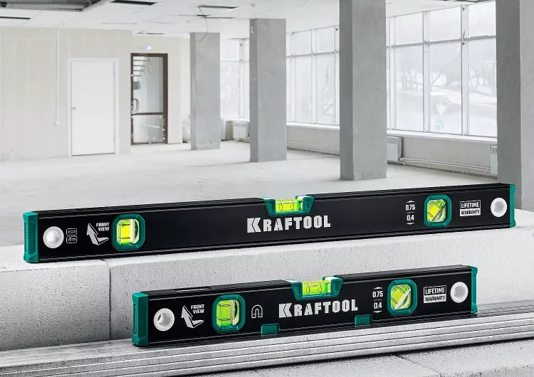 Профессиональный уровень с зеркальным глазком KRAFTOOL 34781-40 купить в Новом Уренгое