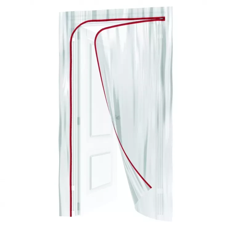 Пленочная дверь на молнии типа L 220x120cm с малярной лентой 2,5смх10м Matrix 88758 купить в Новом Уренгое