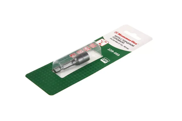 Головка HAMMER размер 8мм, H 48мм, S 1/4'' (229-003 PS HX) купить в Новом Уренгое