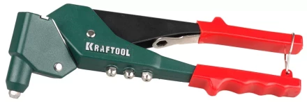 Заклепочник поворотный 360°, KRAFTOOL &quot;RX-7&quot; 31176, для заклёпок d=2,4-4,8 мм - алюминий и сталь, d=2,4-4,0 - нерж сталь, литой корпус 31176 купить в Новом Уренгое