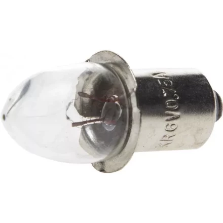 Лампа криптоновая СВЕТОЗАР без резьбы, для фонарей с 5-ю батареями, 6 В / 0,75 А SV-56974 купить в Новом Уренгое