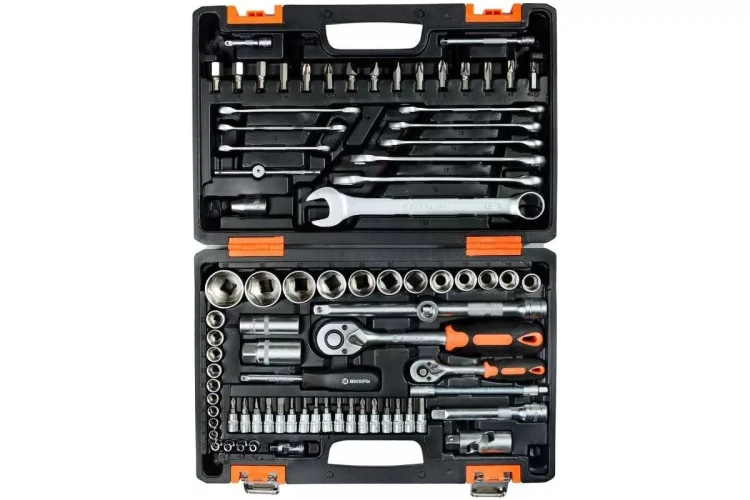 Набор инструментов АВТО, 1/2" , 1/4" , CrV, в кейсе 82 предм Вихрь 73/6/7/6 купить в Новом Уренгое