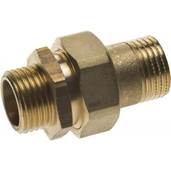 Соединитель GENERAL FITTINGS прямой с накидной гайкой, латунь, ш/ш, 1/2" 51037-S/S-1/2 купить в Новом Уренгое