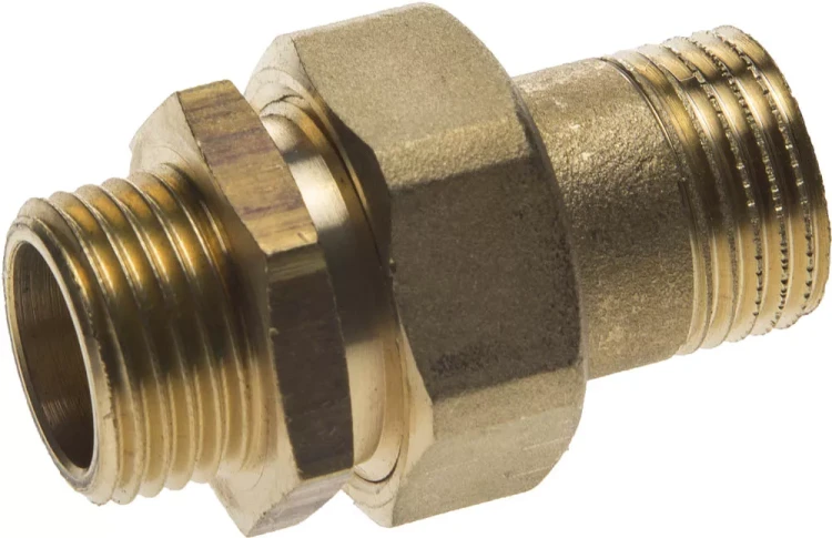 Соединитель GENERAL FITTINGS прямой с накидной гайкой, латунь, ш/ш, 1/2" 51037-S/S-1/2 купить в Новом Уренгое